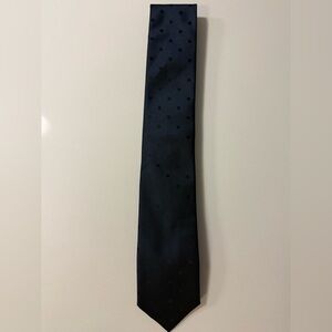 Calvin Klein Dark Blue Tie with Dots